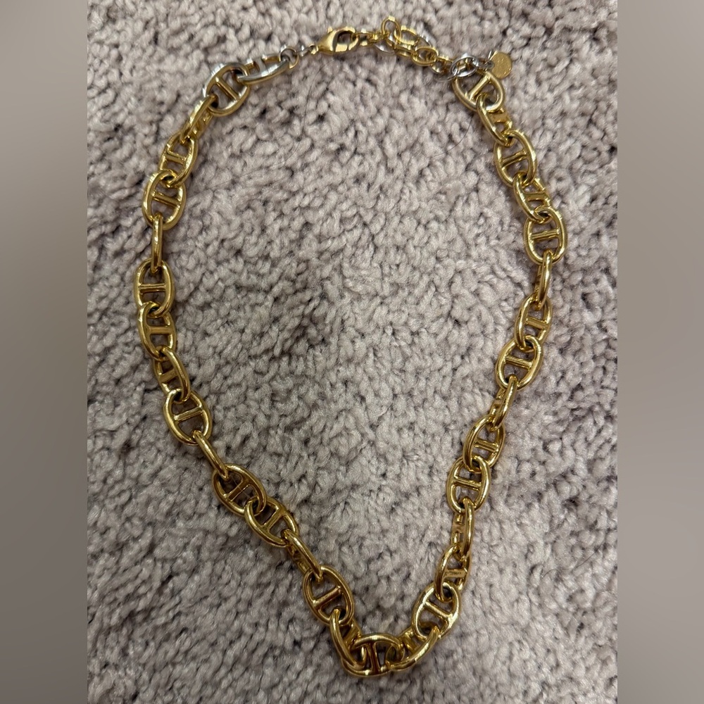 Chaine d’ancre style gold necklace